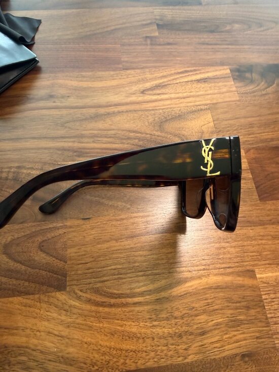 Saint Laurent - YSL - Square Tortoiseshell Sunglasses main image 9
